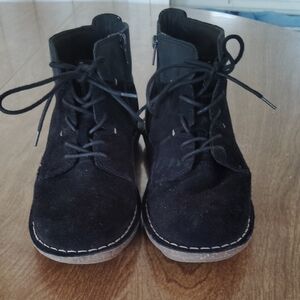 Clarks Collection Black Suede Footwear